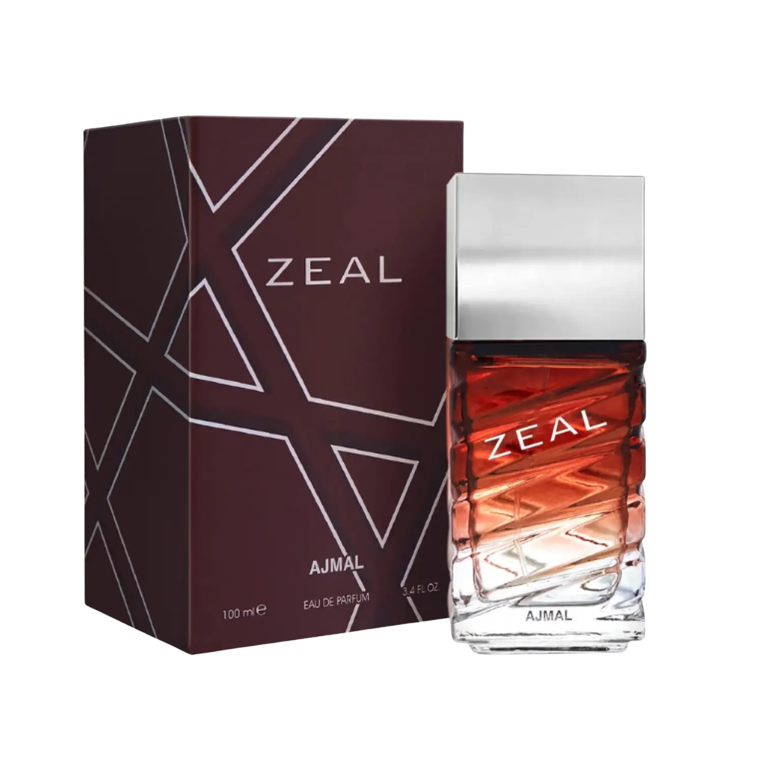 Ajmal Zeal Eau De Parfum 100ml – Fresh Spicy and Woody Long-Lasting Men’s Fragrance