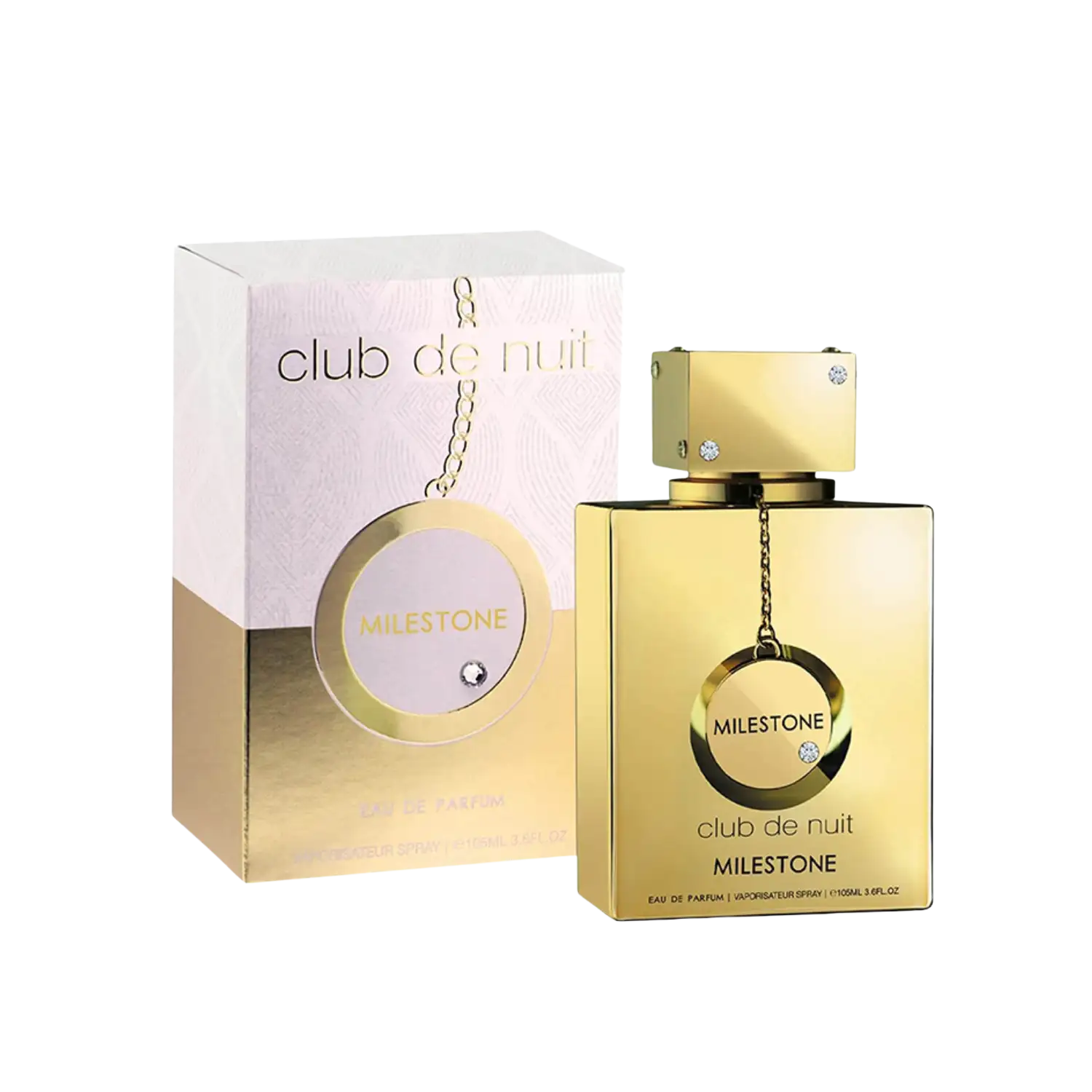 Club De Nuit Milestone Eau De Parfum 105ml – Long-Lasting Fresh Aquatic and Woody Men’s Fragrance