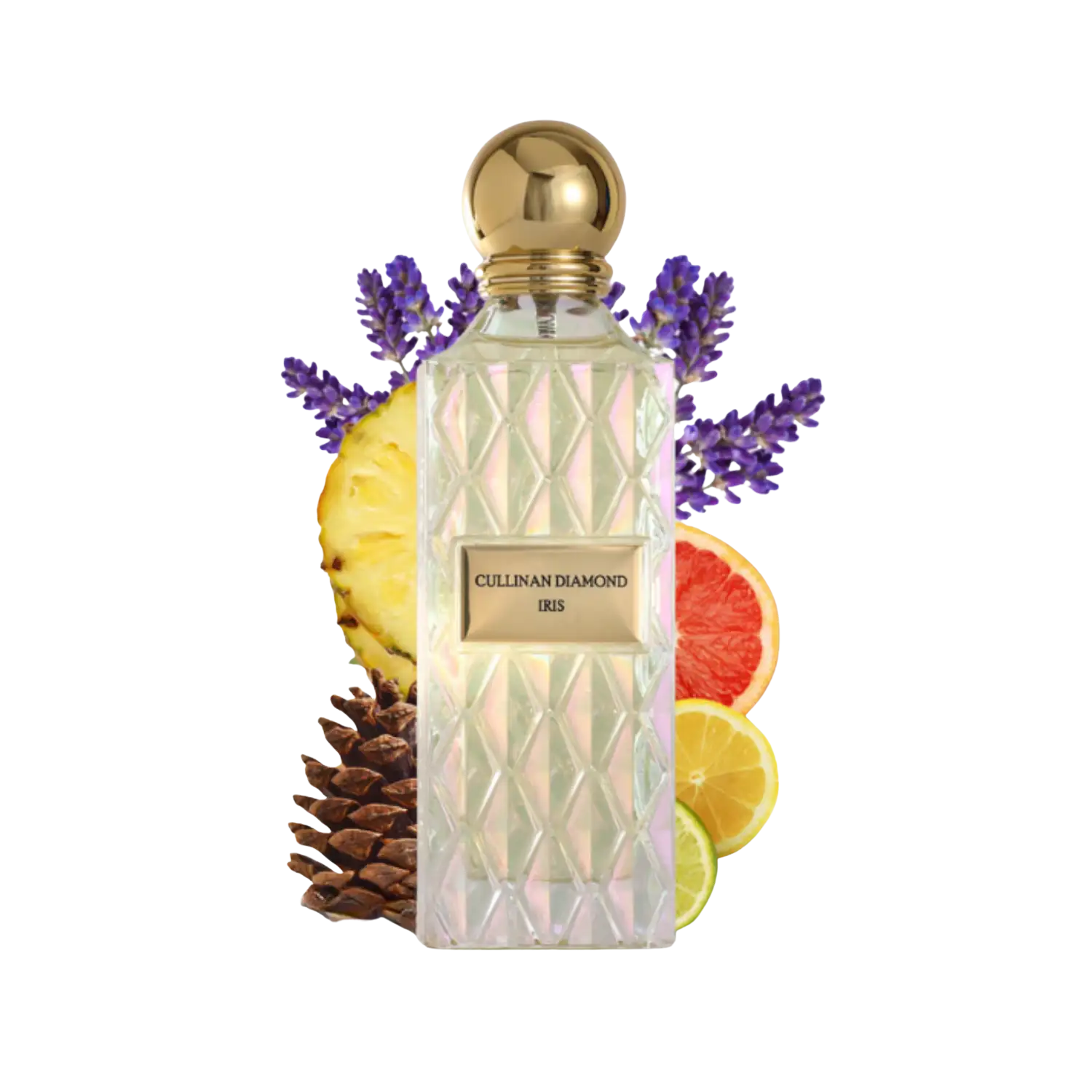 Ibraheem Al Qurashi Cullinan Diamond Iris Extrait De Parfum 200ml – Luxurious Floral and Powdery Long-Lasting Unisex Fragrance