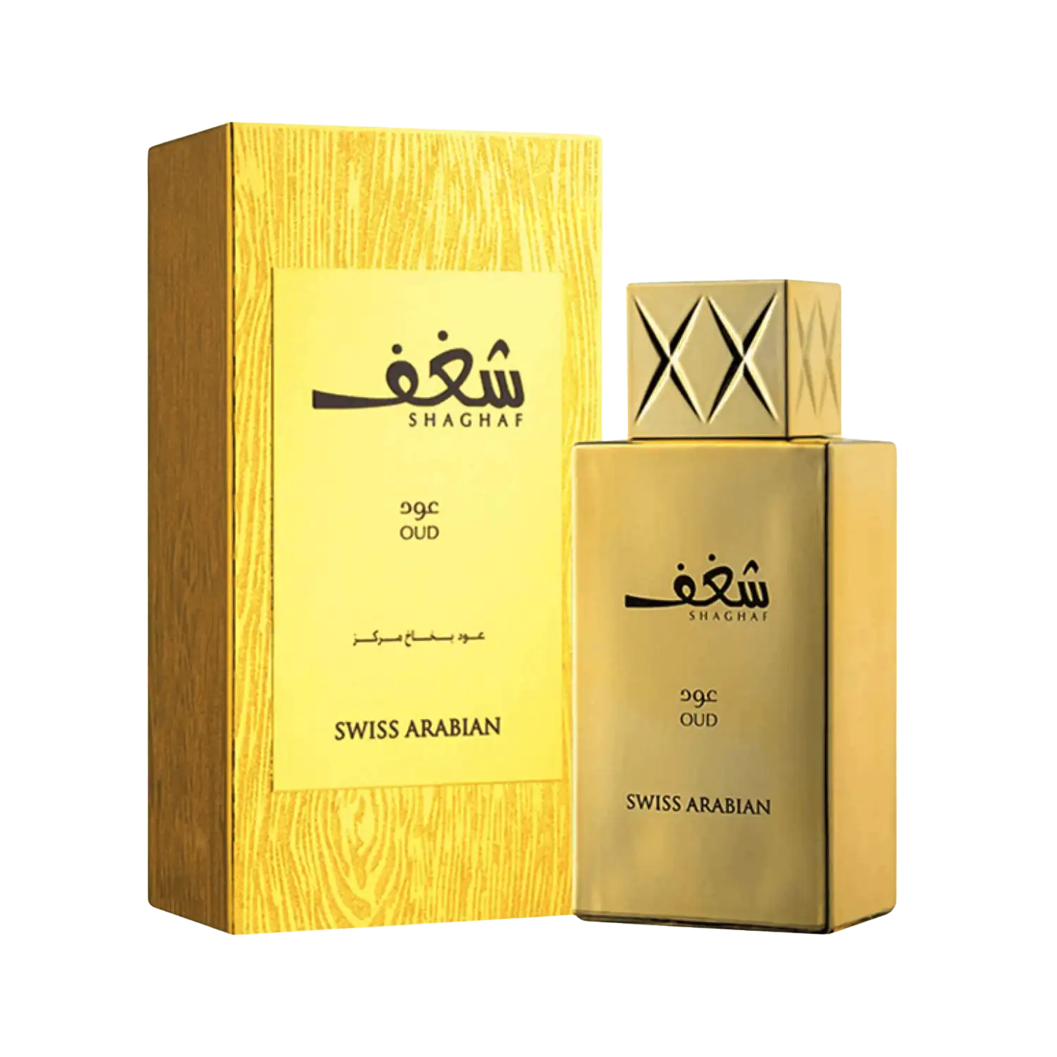 Swiss Arabian Shaghaf Oud Eau De Parfum 75ml – Rich Oud, Rose and Amber Long-Lasting Unisex Fragrance